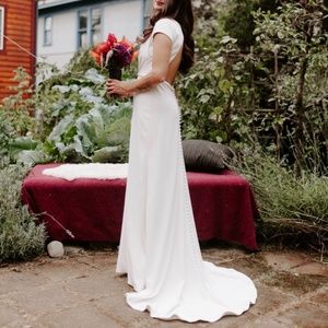 Art Deco chic wedding dress